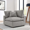 Modway Commix Modular Sofa Corner Chair Light Gray Boucle MDY-EEI-6259-LGR