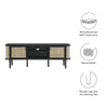 Miramar 60’’ Wood TV Stand - No Shipping Charges MDY-EEI-6260-BLK