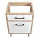 Maverick 24’ Bathroom Vanity Cabinet - Sink Basin Not Included - No Shipping Charges MDY-EEI-6266-OAK-WHI