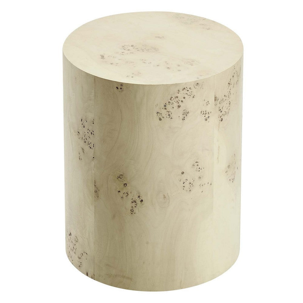 Cosmos 16’ Round Burl Wood Side Table - No Shipping Charges MDY-EEI-6271-BLB