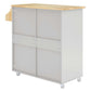 Cuisine Kitchen Cart - No Shipping Charges MDY-EEI-6276-CHA-NAT