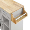 Modway Cuisine Kitchen-carts Light Gray Natural MDY-EEI-6276-LGR-NAT