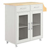 Modway Cuisine Kitchen-carts, White Natural