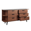 Langston Open Display Storage Sideboard - No Shipping Charges MDY-EEI-6281-WAL-GRY