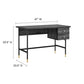 Nexus Office Desk - No Shipping Charges MDY-EEI-6284-BLK-CHA