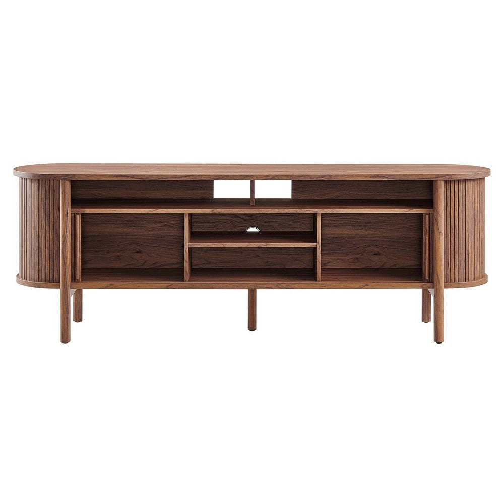 Cadence 71’ TV Stand - No Shipping Charges MDY-EEI-6310-OAK