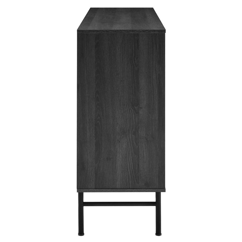 Harper Chevron Sideboard - No Shipping Charges MDY-EEI-6336-BLK