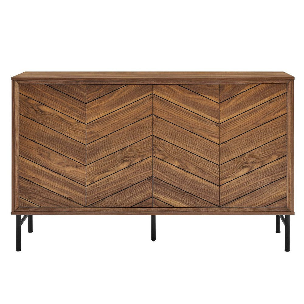 Harper Chevron Sideboard - No Shipping Charges MDY-EEI-6336-BLK