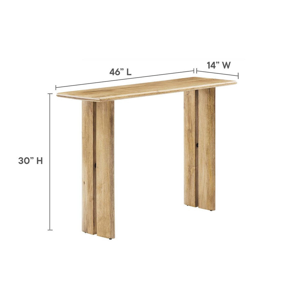 Amistad Wood Console Table - No Shipping Charges MDY-EEI-6342-OAK