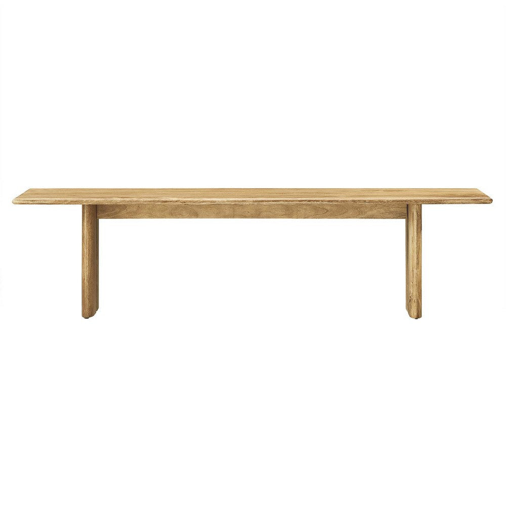 Amistad 72’ Wood Bench - No Shipping Charges MDY-EEI-6345-OAK