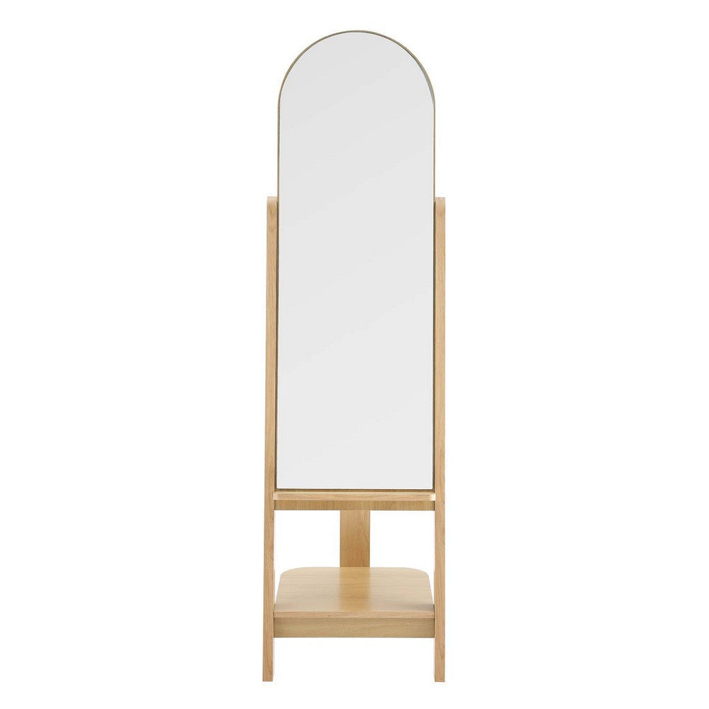 Ascend Standing Mirror - No Shipping Charges MDY-EEI-6346-OAK