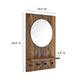 Modway EEI-6347-WAL Glint Mirror Walnut MDY-EEI-6347-WAL