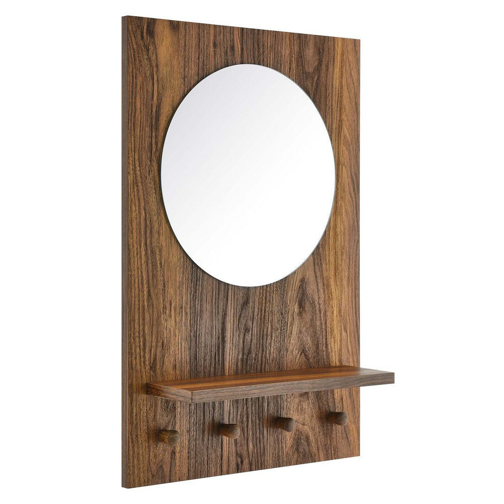 Modway EEI-6347-WAL Glint Mirror, Walnut