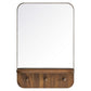 Modway EEI-6348-WAL Lumina Mirror Walnut MDY-EEI-6348-WAL