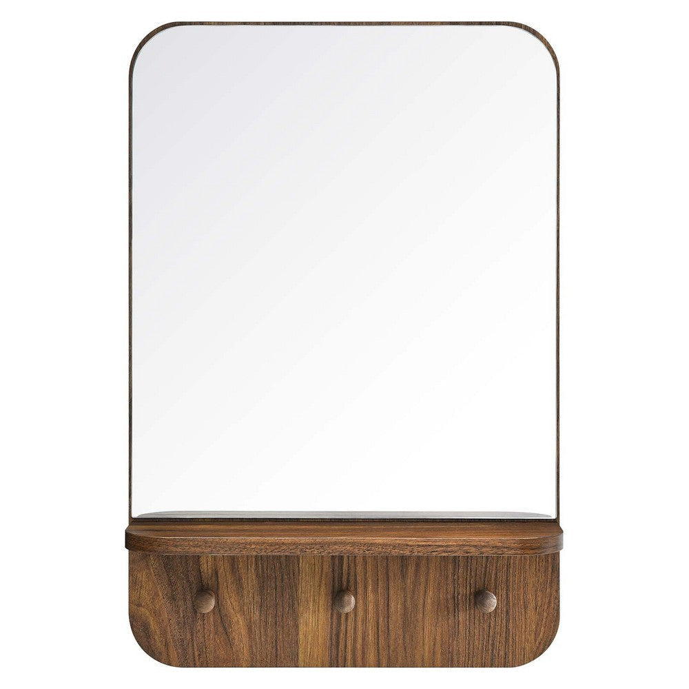 Modway EEI-6348-WAL Lumina Mirror Walnut MDY-EEI-6348-WAL