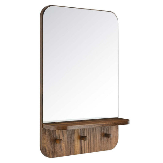 Modway EEI-6348-WAL Lumina Mirror, Walnut