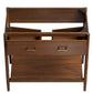 Modway Zaire 36” Mid-Century Bathroom Vanity Cabinet Washstand in Walnut-Sink Basin Not Included 36 Inches MDY-EEI-6354-WAL