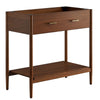 Modway Zaire 36” Mid-Century Bathroom Vanity Cabinet Washstand in Walnut-Sink Basin Not Included, 36 Inches