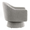 Astral Boucle Fabric Swivel Chair - No Shipping Charges MDY-EEI-6359-TAU