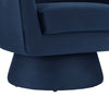 Astral Performance Velvet Fabric and Wood Swivel Chair - No Shipping Charges MDY-EEI-6360-MID