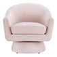 Modway Astral Performance Velvet Accent Swivel Chair in Pink MDY-EEI-6360-PNK