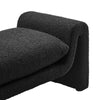 Waverly Boucle Fabric Bench - No Shipping Charges MDY-EEI-6379-BLK