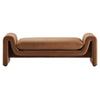 Waverly Performance Velvet Bench - No Shipping Charges MDY-EEI-6380-BRN