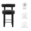 Toulouse Boucle Fabric Counter Stool - No Shipping Charges MDY-EEI-6383-BLK-BLK