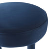 Modway EEI-6386-MID-GLD Toulouse Performance Velvet Bar Stool Midnight Blue Gold MDY-EEI-6386-MID-GLD