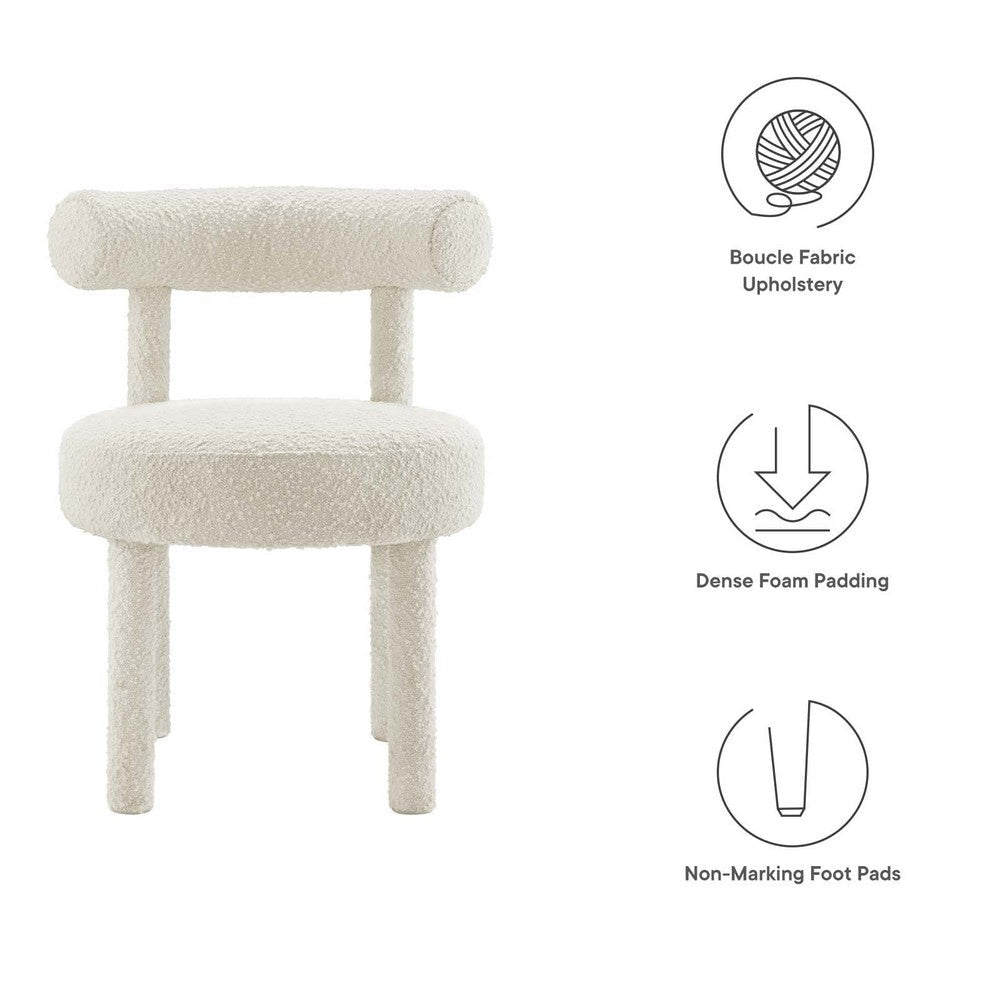 Modway Toulouse Dining-Chairs Ivory MDY-EEI-6387-IVO