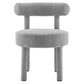 Toulouse Boucle Fabric Dining Chair - No Shipping Charges MDY-EEI-6387-LGR