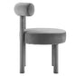 Toulouse Performance Velvet Dining Chair - No Shipping Charges MDY-EEI-6388-BLO