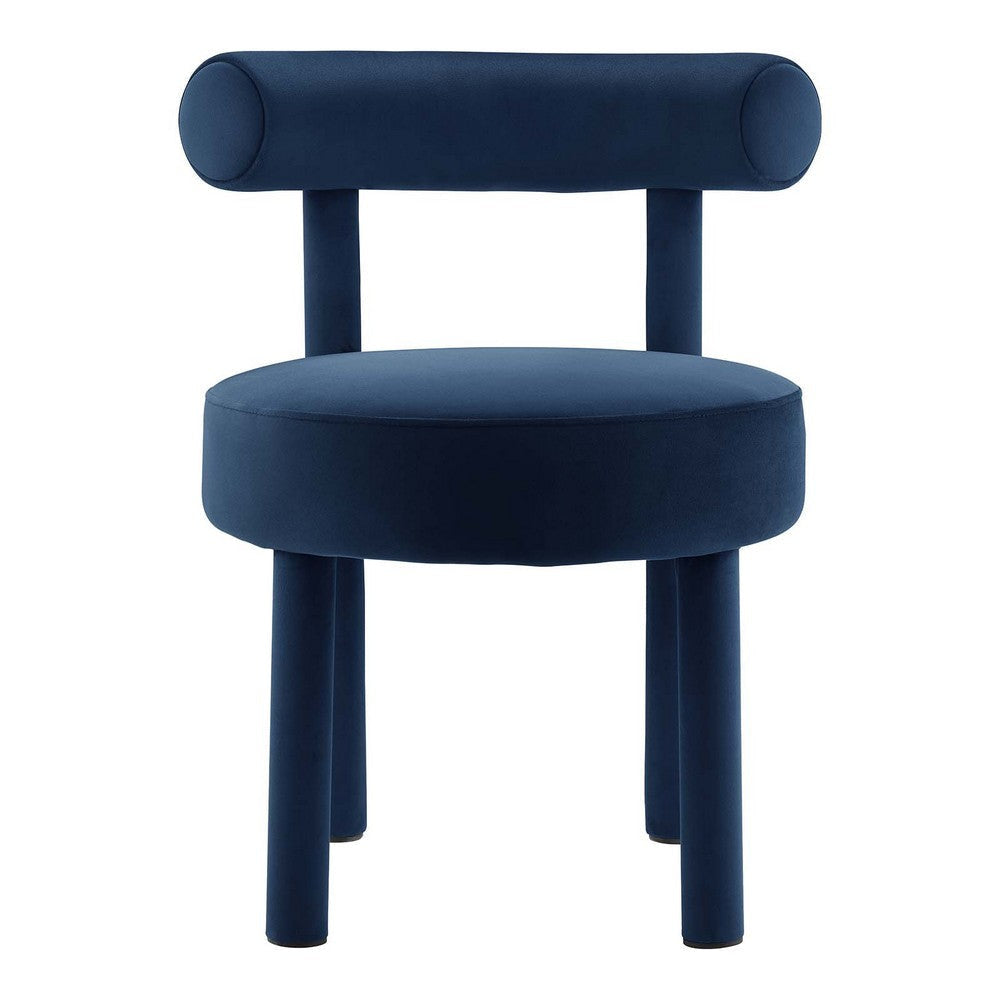 Modway Toulouse Dining-Chairs Midnight Blue MDY-EEI-6388-MID