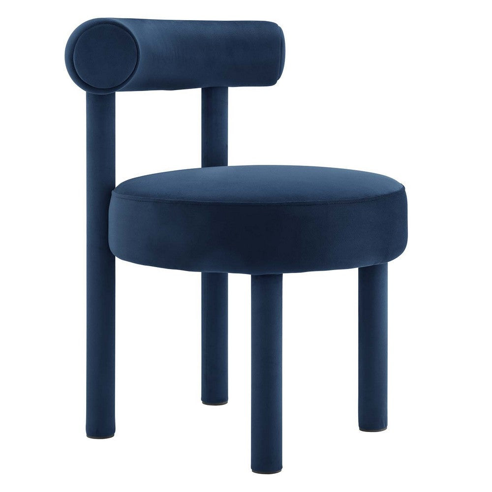 Modway Toulouse Dining-Chairs, Midnight Blue