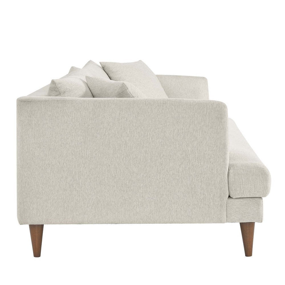 Modway Zoya Sofas Ivory Fabric MDY-EEI-6405-HEI