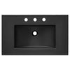 Modway Steamforge 30’’ Industrial Modern Bathroom Vanity Black with Ceramic Sink Basin MDY-EEI-6416-BLK-BLK