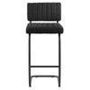 Parity Boucle Counter Stools - Set of 2 - No Shipping Charges MDY-EEI-6471-BLK-BLK