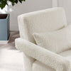 Mirage Boucle Upholstered Armchair - No Shipping Charges MDY-EEI-6475-IVO