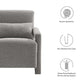 Modway Mirage Boucle Upholstered Living Room Accent Armchair in Light Gray MDY-EEI-6475-LGR