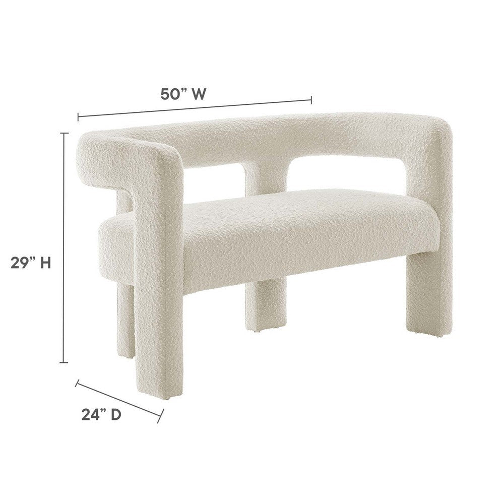 Modway Kayla Love Seats Ivory MDY-EEI-6477-IVO