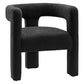 Kayla Boucle Upholstered Armchair - No Shipping Charges MDY-EEI-6479-BLK