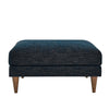 Modway EEI-6481-HEA Zoya Down Filled Overstuffed Ottoman Navy Fabric MDY-EEI-6481-HEA