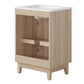 Modway Miles Vanity 24 Inch White Oak MDY-EEI-6482-WHI-OAK