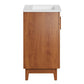 Modway Miles Vanity 24 Inch White Walnut MDY-EEI-6482-WHI-WAL