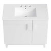 Modway Miles Vanity 36 Inch White White MDY-EEI-6484-WHI-WHI