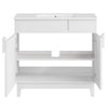 Modway Miles Vanity 36 Inch White White MDY-EEI-6484-WHI-WHI