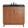 Modway Miles Vanity 36 Inch Black Walnut MDY-EEI-6485-BLK-WAL