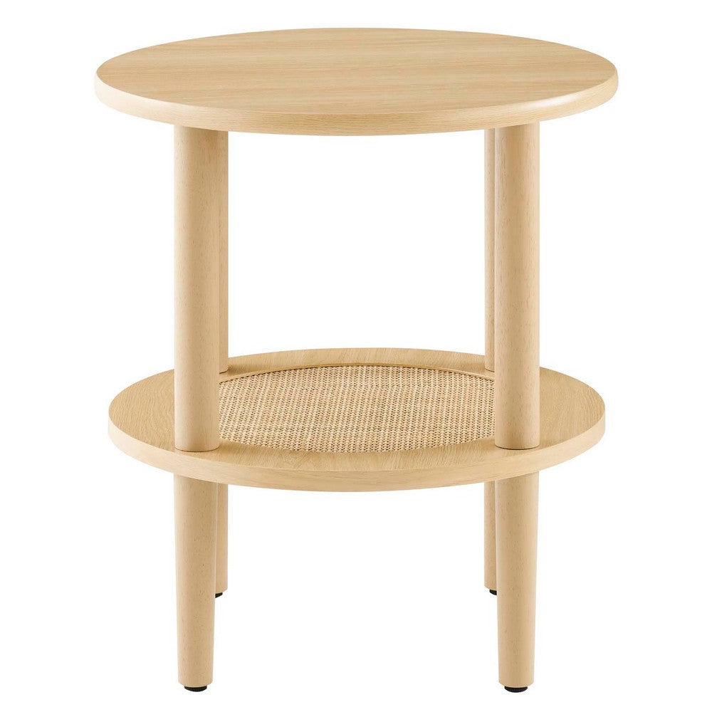 Torus Round Side Table - No Shipping Charges MDY-EEI-6527-OAK