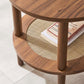 Torus Round Side Table - No Shipping Charges MDY-EEI-6527-WAL