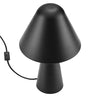 Modway EEI-6529-BLK Jovial Metal Mushroom Table Lamp Black MDY-EEI-6529-BLK